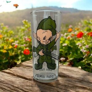 Elmer Fudd Glass - Pepsi Collectible Cartoon Glass